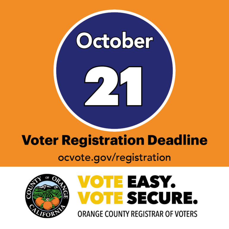 DEADLINE TO REGISTER TO VOTE